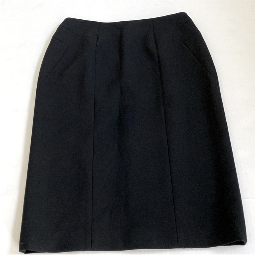 Hugo Boss Virona Pencil Skirt Black basic business office classic size 6 - Picture 3 of 15